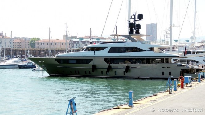 Gorgeous 46m Sanlorenzo Motor Yacht ACHILLES in Livorno, Italy