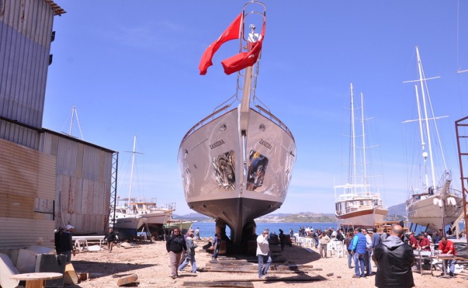Launch of Modern Classic 46m Sailing Yacht ZANZIBA