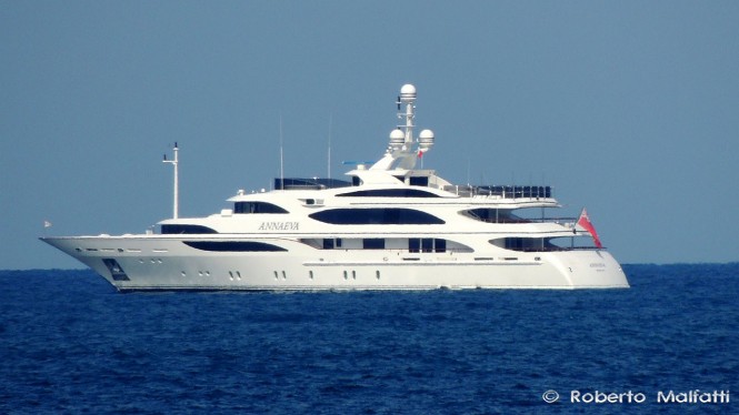 Elegant 56m Benetti Motor Yacht ANNAEVA in Tuscany, Italy
