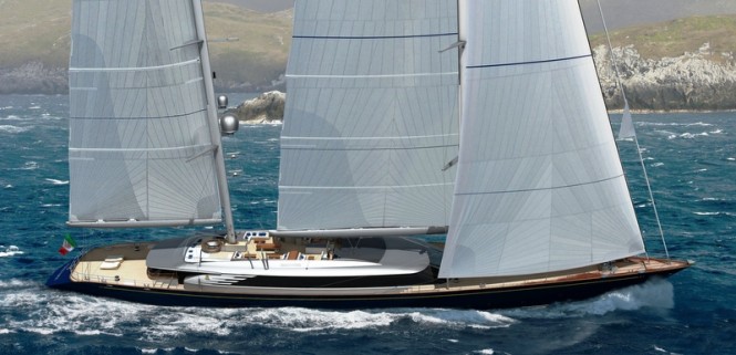 70m Perini Navi mega yacht Sybaris