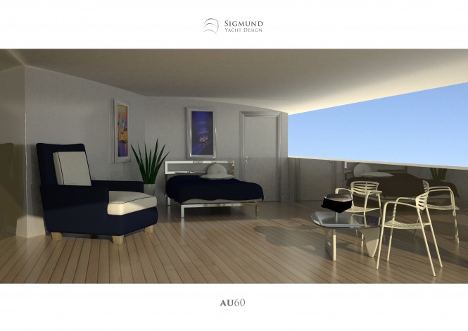 AU60 Yacht Concept - Interior