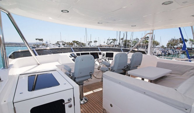 Aboard motor yacht SWEET HOPE 2