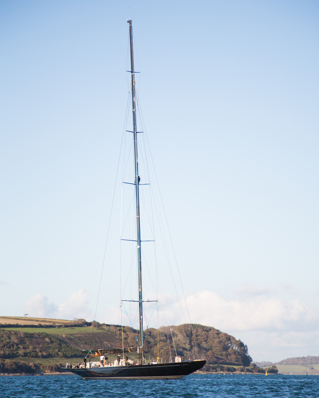 Preparations of Pendennis-refitted Superyacht LIONHEART for J-Class Regatta