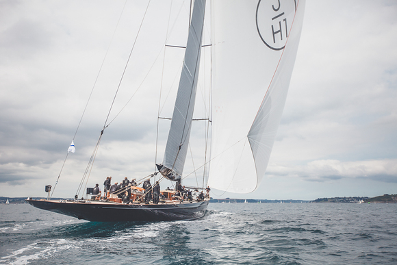 J Class Falmouth Regatta kicks off marked by first day victory of Majestic LIONHEART Yacht