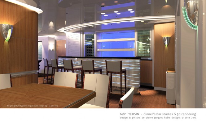 Luxury motor yacht YERSIN - Bar
