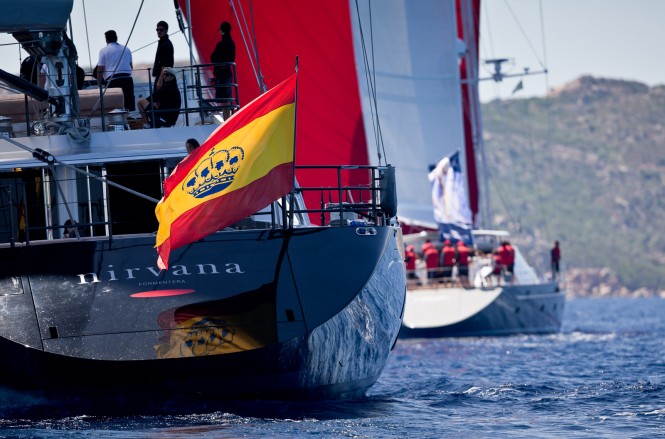Luxury yacht Nirvana, second classified at Dubois Cup 2015. Photo by Jeff Brown Breed Media