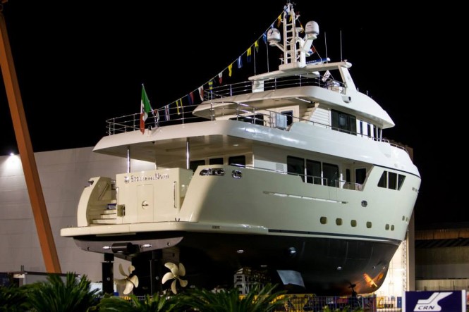 Luxury yacht Stella del Nord - aft view - Photo by Maurizio Paradisi