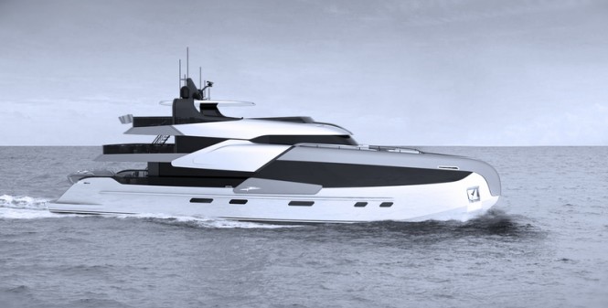 Latest 40m Superyacht Concept by DND Yacht Design