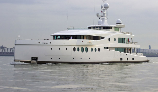AMELS announces delivery of eye-catching 60m Super Yacht MADAME KATE
