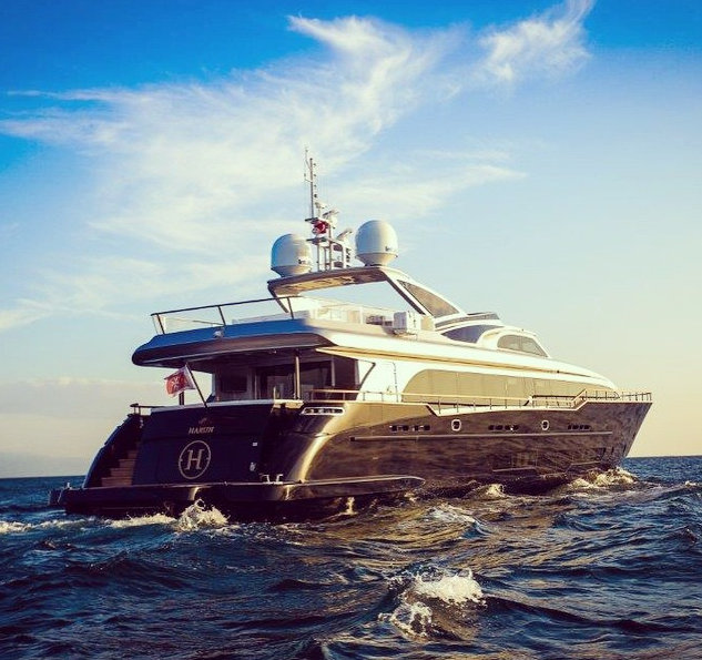 Launch of Brand New 37m Motor Yacht HARUN at Huzur Yat