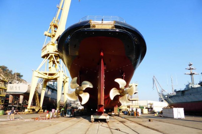 MML supports refit of Outstanding 88m Explorer Yacht ARCTIC P