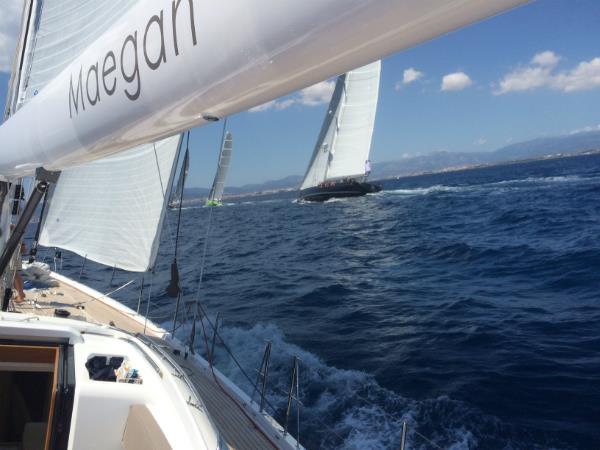 Two New Oyster Superyachts shine in Race One of Superyacht Cup Palma 2015