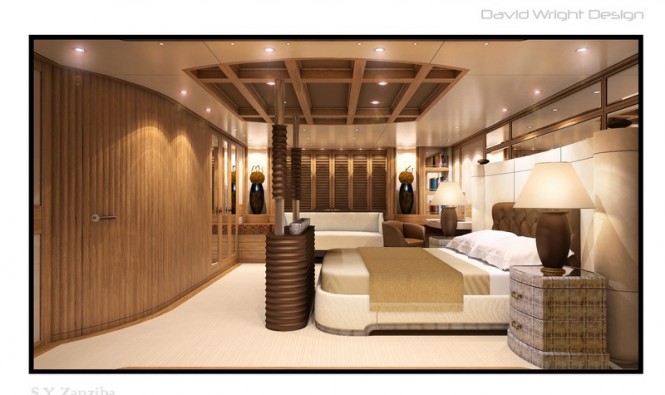 Superyacht Zanziba - Master Stateroom