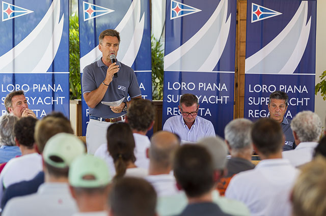 Fleet of Luxury Sailing Yachts ready to start Loro Piana Superyacht Regatta 2015