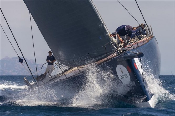 Overall Victory for Wally Cento Superyacht MAGIC CARPET CUBED at Giraglia Rolex Cup 2015