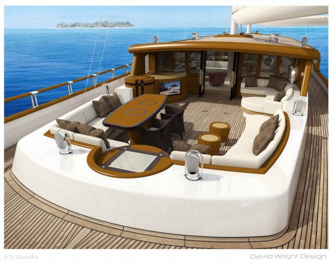Zanziba Yacht - Aft Deck