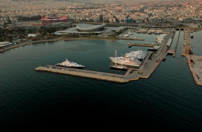Athens Marina Capable of Berthing Private Yachts and Charter Yachts Up To 180m