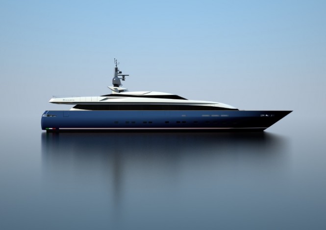 New Baglietto 43m Fast Yacht under construction