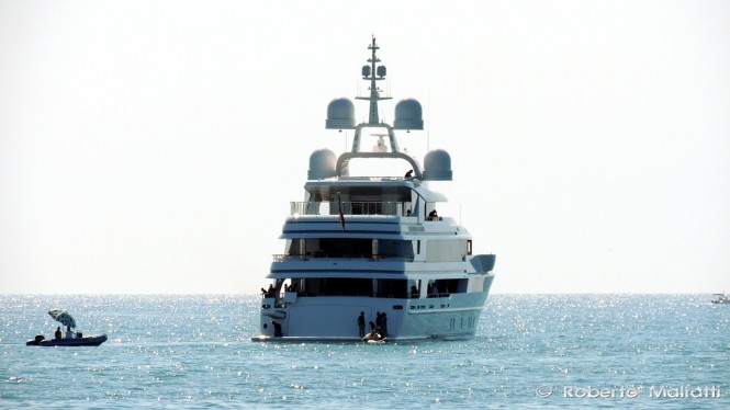 CHOCOLAT superyacht - Photo by Roberto Malfatti