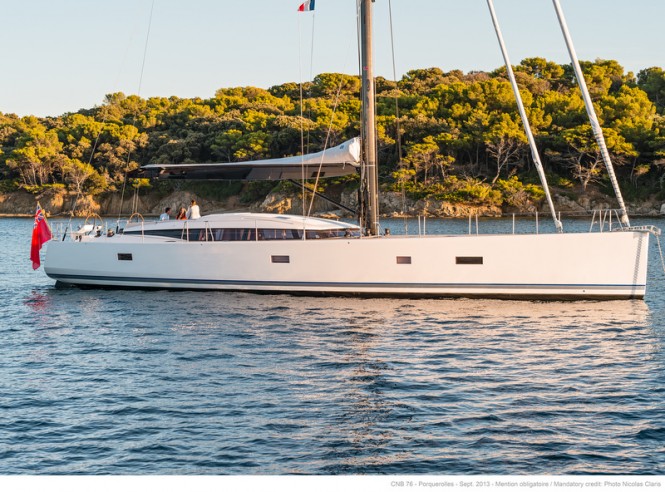 Majestic CNB 76 Sailing Yacht LEO to be displayed at Cannes Yachting Festival 2015