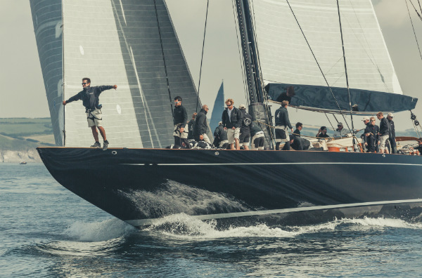 Majestic Claasen Yacht LIONHEART Winner of J Class Falmouth Regatta