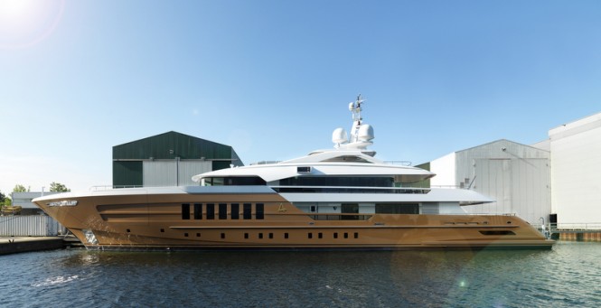 Delivery of New HEESEN YN 17255 AZAMANTA Yacht – The world’s first Fast Displacement steel-hulled Yacht over 50m