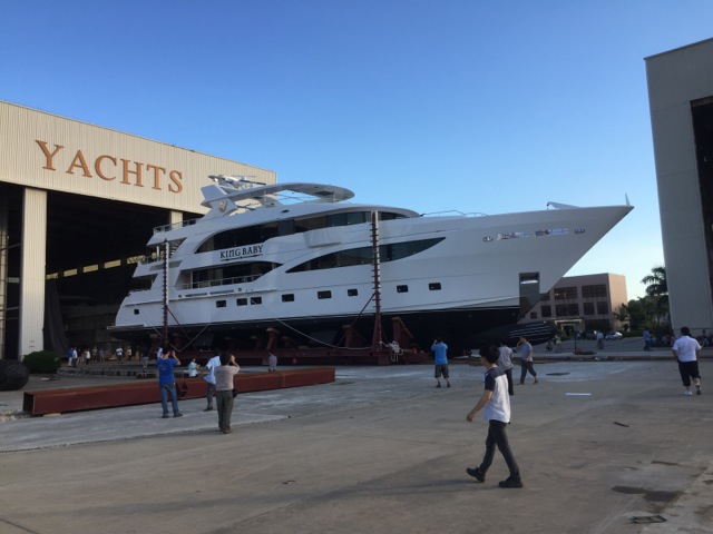 Newly launched IAG Superyacht KING BABY with doors by Allu.fer Tempesta