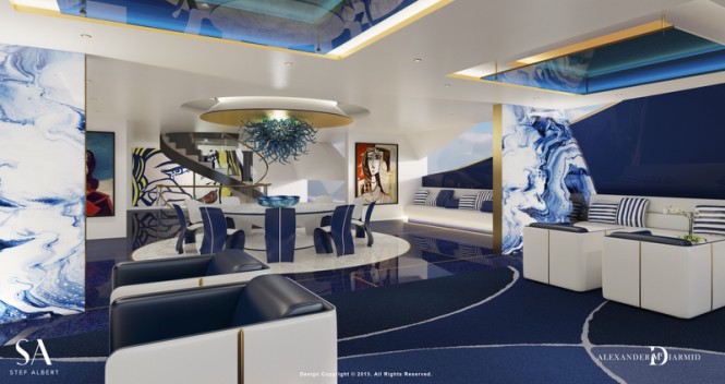 Luxury yacht IWANA - Owners Deck Lounge