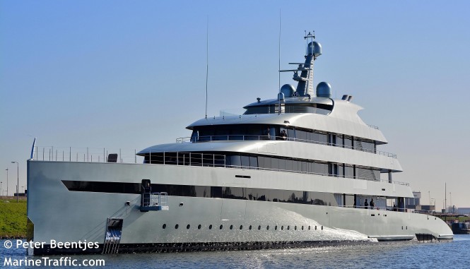 Eco-friendly and highly innovative FEADSHIP Mega Yacht SAVANNAH underway to Norway