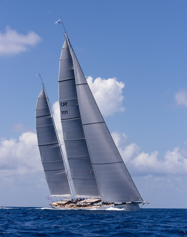 New 56m Royal Huisman Sailing Yacht AQUARIUS to feature Doyle Stratis sails