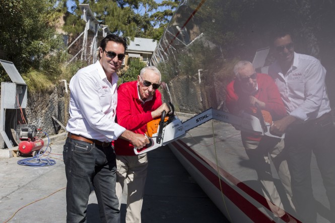 Chainsaw Chop for Australia’s Most Successful Ocean Racing Yacht WILD OATS XI