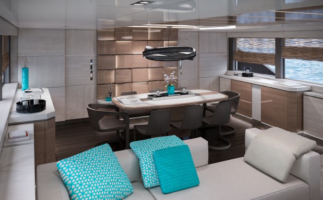 Filippetti Superyacht N35 - Main saloon