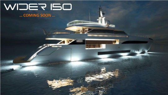 New WIDER 150 Luxury Yacht GENESIS at the final stage of construction