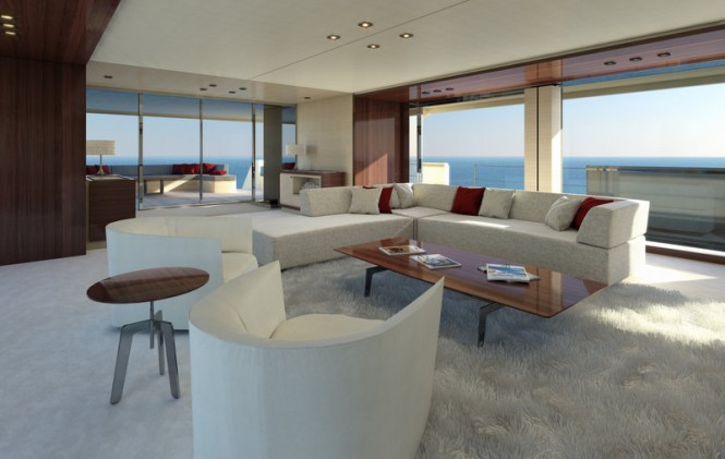 Motor yacht SERENITY - Saloon