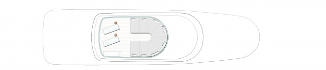 N35 Yacht Sun Deck Layout