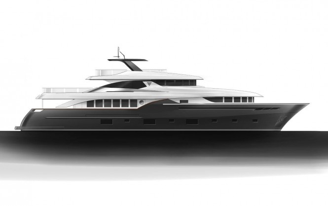 Navetta 35 Yacht by Filippetti - gray