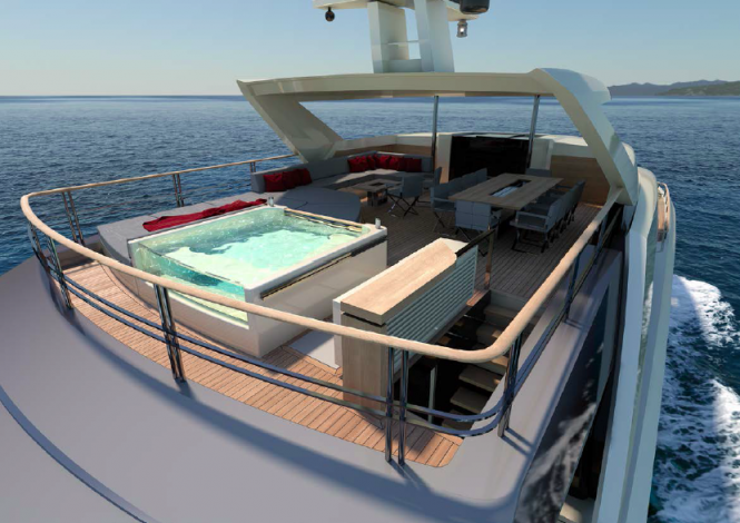 SERENITY superyacht - jacuzzi