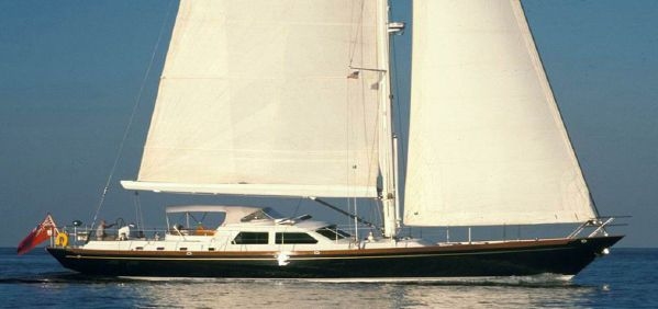 Lyman-Morse-Refitted Sailing Yacht VOLARE at Maine Boats, Homes & Harbors Show