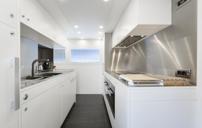 Super yacht JANGADA - Galley