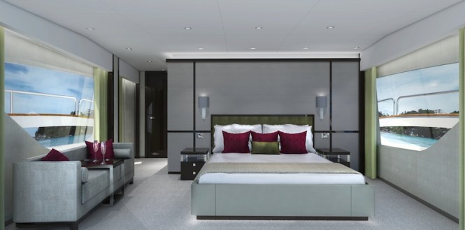 28m Sunseeker 95 Yacht - Master Stateroom