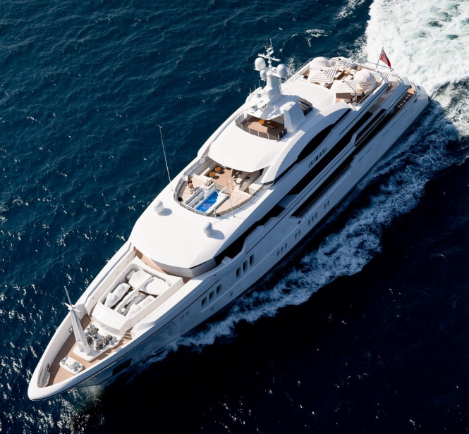 Eye-catching 63m Sunrise Luxury Yacht IRIMARI shortlisted for IY&A Award 2016
