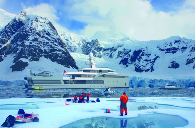Debut of new DAMEN SeaXplorer range of 65 to 100m expedition yachts at MYS 2015