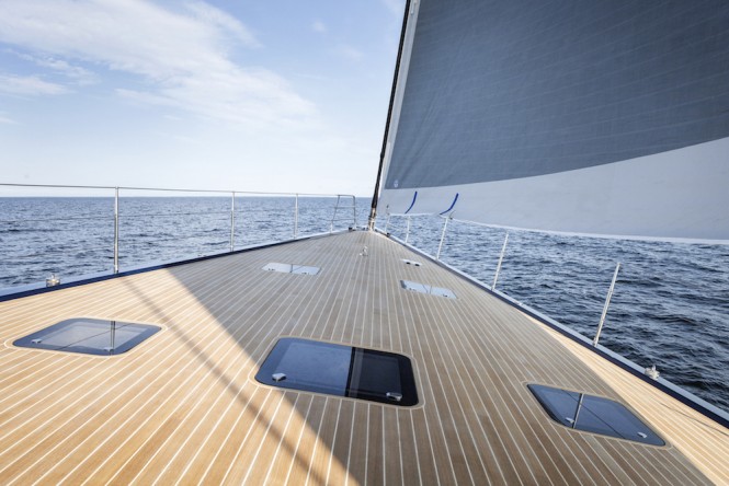 Aboard Swan 115 S Yacht SOLLEONE - Nautors Swan/Carlo Borlenghi & Eva-Stina Kjellman