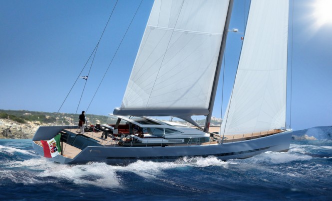 Sale of first 38m Admiral Sail superyacht WAVE designed by Philippe Briand