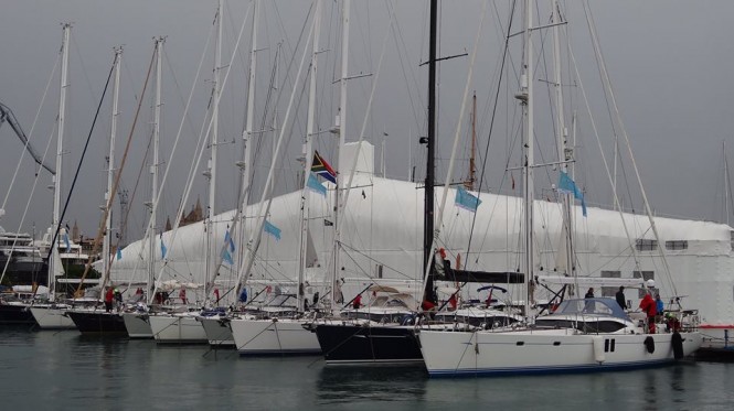 Luxury sailing yachts by Oyster ready to start Oyster Palma Regatta 2015