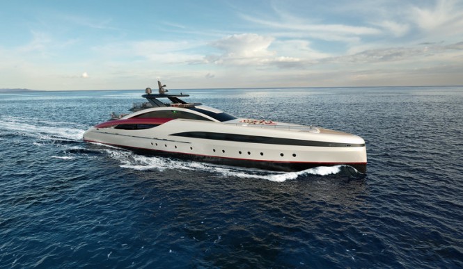 New M60 Mega Yacht SeaFalcon project unveiled by Mondomarine at MYS 2015