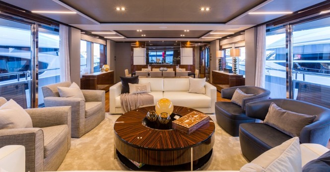 Motor yacht ANTHEYA II - Saloon