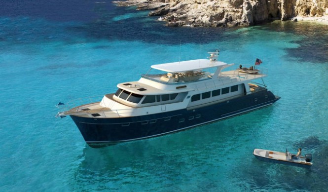 Marlow Explorer 88E Motor Yacht Hull #1 to make her debut at Ft. Lauderdale Boat Show