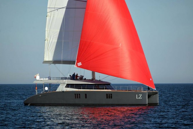 Launch of NEW Sunreef 74 Sailing Catamaran LUCY Z (LZ)