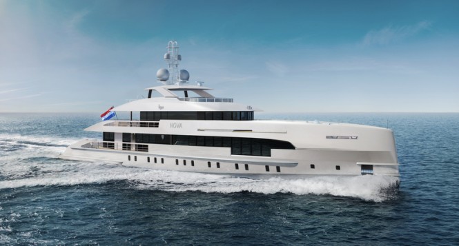 New Heesen Fast Displacement Motor Yacht NOVA to feature entertainment system by VBH
